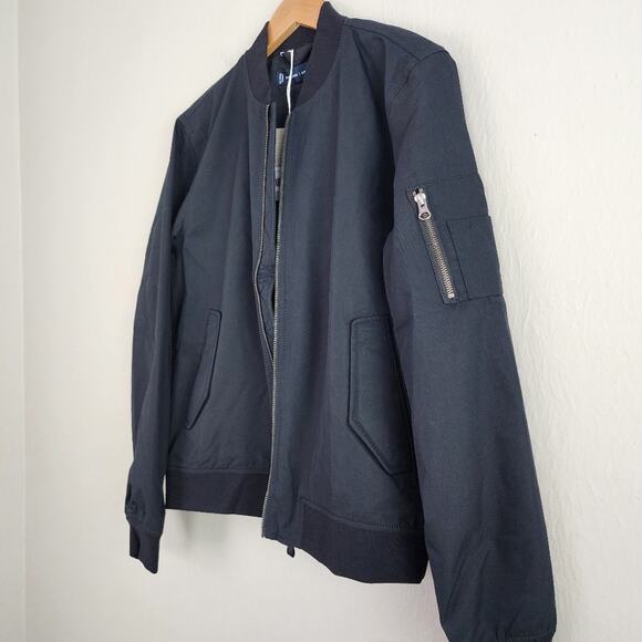 NEW Everlane Uniform Black Full Zipper The Bomber Water Resistant Jacket - Picture 6 of 11